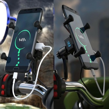 INDUKCYJNY UCHWYT NA TELEFON QI QC + WOLTOMIERZ