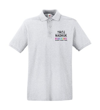 Рубашка-поло ПРЕМИУМ с собственным хлопковым принтом