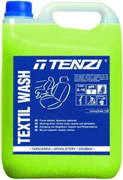 TENZI TEXTIL WASH 5L CZYSZCZENIE ODPLAMIANIE TAPICERKI DYWANIKÓW