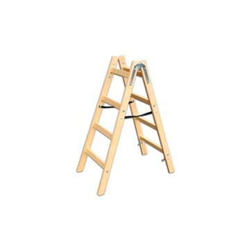 Drabina drewniana STANDARD 2 x 4 stopnie MAAN