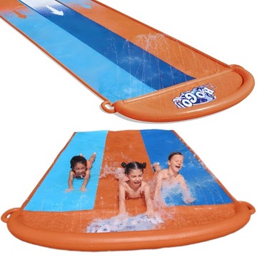 ŚLIZGAWKA OGRODOWA TOR WODNY BESTWAY 488CM 3 OS.