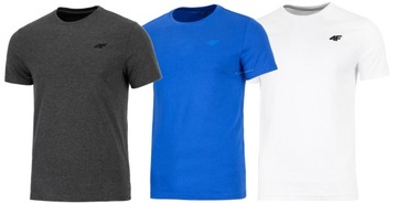 4F ZESTAW 3szt. MĘSKA KOSZULKA T-SHIRT / rozm L