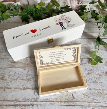 Свадебный сувенир, копилка, коробочка для вина