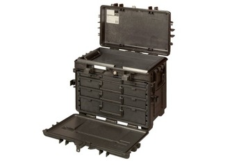 Мобильный чемодан для инструментов на колесиках, 4 ящика (черный) BAHCO