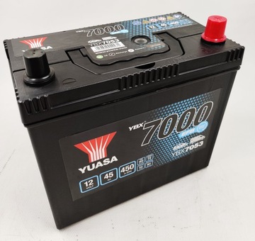 Akumulator Yuasa YBX 7053 EFB 12V 45Ah 450A P+