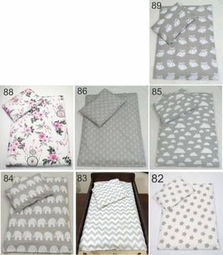 Podusia i poszewka do wózka, kołyski 25x35 bawełna