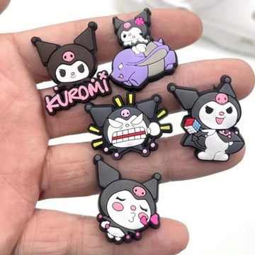 Булавка-подвеска Crocs KUROMI, для обуви Crocs, украшение, значки My Melody