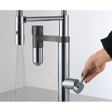 Franke VITAL SEMI-PRO, капсульный фильтр из хрома/металла