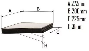 BOSCH 1 987 432 175 FILTR VENTILACE PROSTORU SPOLUJEZDCE