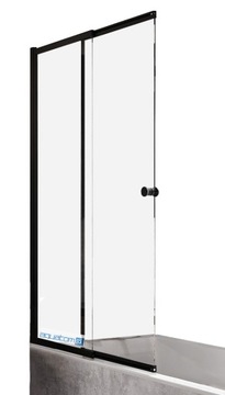 parawan nawannowy przesuwny Easy Slide Besco BLACK