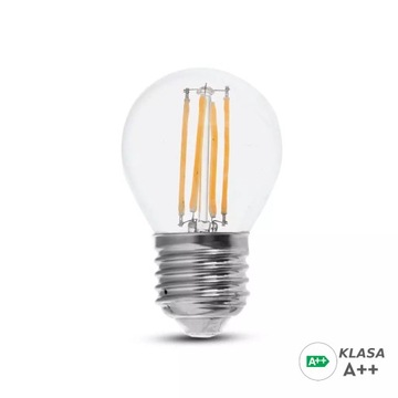 Żarówka LED Dekoracyjna Kulka E27 6W 4000K 800lm
