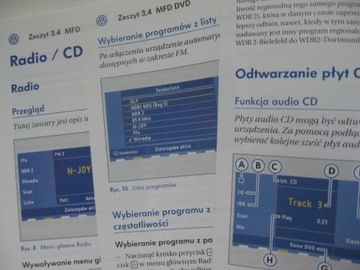 DVD-руководство VW MFD для навигационной магнитолы VW Tiguan I