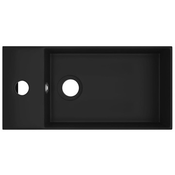 РАКОВИНА С ОТВЕРСТИЕМ ДЛЯ ПЕРЕЛИВА, МАТОВАЯ КРАСНАЯ КЕРАМИКА