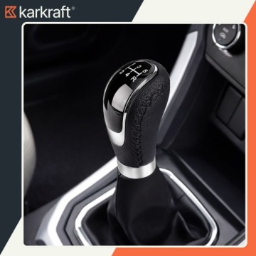 УНИВЕРСАЛЬНАЯ АВТОМОБИЛЬНАЯ РУЧКА ПЕРЕКЛЮЧЕНИЯ ПЕРЕДАЧ КОЖАНАЯ 5 6 ПЕРЕДАЧ ЧЕРНАЯ ТВЕРДАЯ КОЖА