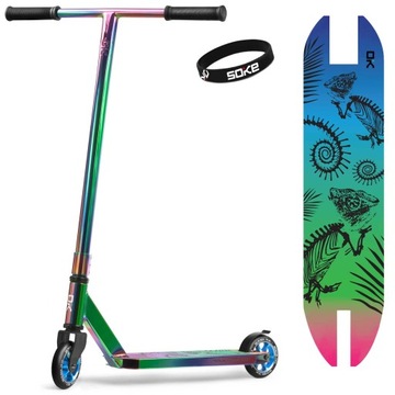 HULAJNOGA WYCZYNOWA SOKE PRO STREET NEOCHROME SOLIDNA STABILNA DLA DZIECKA