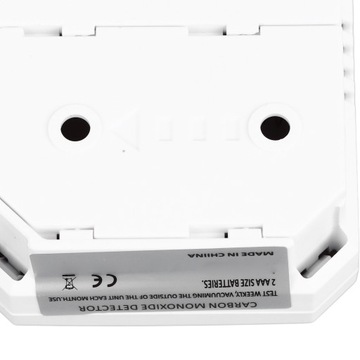 Wyświetlacz LCD alarmu CO Mini dźwięk o wysokiej czułości Ostrzeżenie