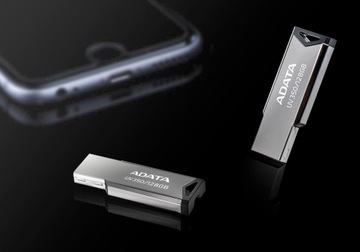 Флэш-накопитель ADATA UV350, 128 ГБ, USB 3.2, металлический