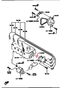 MAZDA ORIGINÁL TĚSNĚNÍ APARÁT ZAPALOVACÍHO KUPOLE
