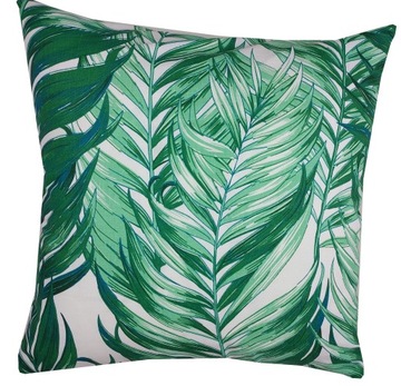 POSZEWKA BAWEŁNIANA NA JAŚKA 40x40 ZIELONE LIŚCIE