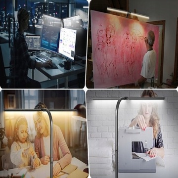 LAMPKA NA MONITOR DO KOMPUTERA NOCNA REGULOWANA LAMPA BIURKOWA