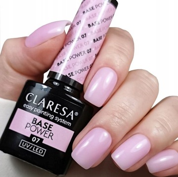 CLARESA BASE POWER BEZKWASOWA BAZA HYBRYDOWA 07 5 ml