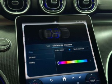 Mercedes Klasa C W206 Limuzyna 1.5 200 204KM 2022 Mercedes-Benz Klasa C AMG Line Kamera 360 Ambiente CarPlayAndroid Auto, zdjęcie 26