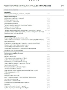 Volvo XC60 II Crossover Plug-In Facelifting 2.0 T6 350KM 2026 VOLVO XC60 T8 406KM ULTRA BLACK EDITION, zdjęcie 13