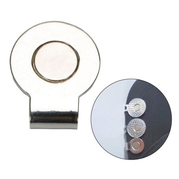 3 маркера для мяча для гольфа из цинкового сплава, зажим для женской шляпы для гольфа, крепежный инструмент