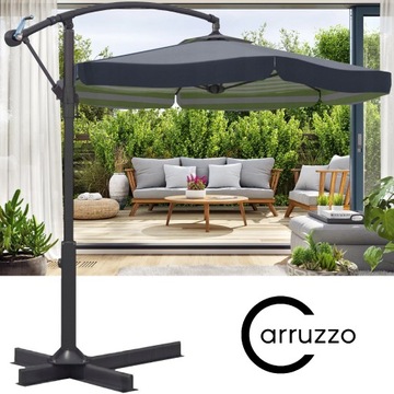 БОЛЬШОЙ СКЛАДНОЙ САДОВЫЙ ЗОНТ С РУЧКОЙ И ПРАВИЛЬНОЙ + КРЫШКОЙ