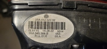 ORIGINÁLNÍ LEVÝ ZADNÍ SVĚTLO KOMPLET VW TIGUAN II EVROPA 2SA0125220