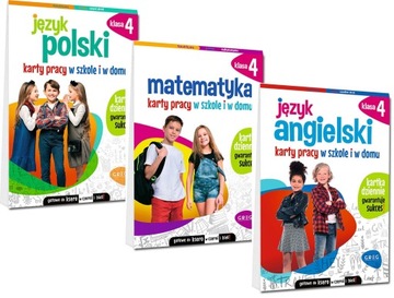 POLSKI MATEMATYKA ANGIELSKI KARTY PRACY KLASA 4