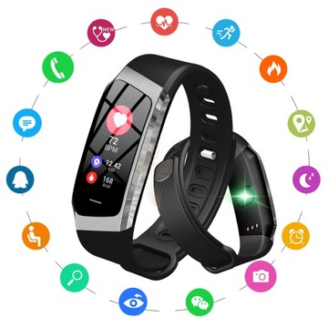 SMARTBAND СПОРТИВНЫЙ БРАСЛЕТ SMARTWATCH ИЗМЕРИТЕЛЬ ЧСС СМС