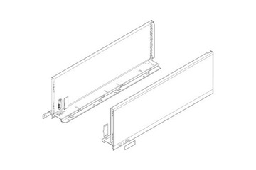 BLUM 770C6502S LEGRABOX Pure boki C 650mm antracyt