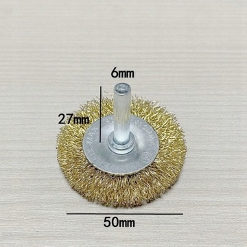 ZESTAW SZCZOTEK SZCZOTKI DRUCIANE do RDZY WIERTARKI NA WIERTARKĘ WKRĘTARKĘ