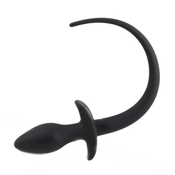 Silicone Dog Tail Anal Toys G-spot Stimulator Butt Plug Slave Anal