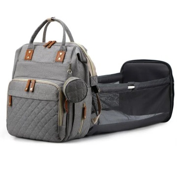 Рюкзак, сумка-коляска с пеленальным столиком, дорожная для мамы и папы.