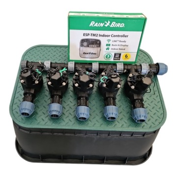 Rain Bird Комплект из 5 секций коллектора HV с заглушкой Контроллер TM2 Sump 25