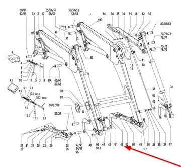 3493560 Рычаг монтажной рамы для аксессуаров