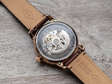 MĘSKI ZEGAREK FOSSIL ME3259 TOWNSMAN AUTOMATIC SKÓRZANY PASEK