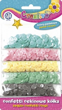 Confetti Astra Creativo cekinowe kółka 5