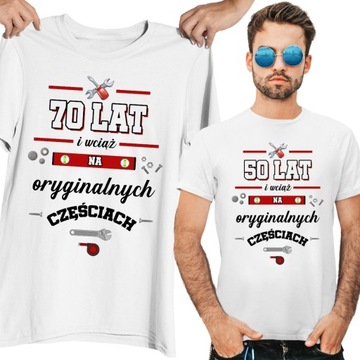 KOSZULKA NA 30 35 40 45 50 55 60 65 70 75 URODZINY