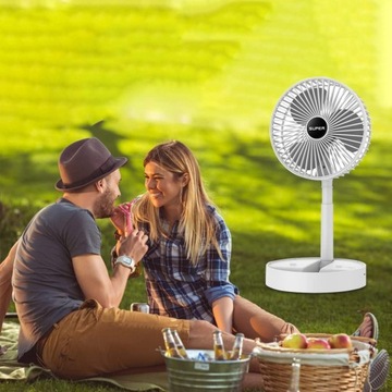 СКЛАДНОЙ 3-СКОРОСТНОЙ НАСТОЛЬНЫЙ ВЕНТИЛЯТОР, ОХЛАЖДАЮЩИЙ ВЕНТИЛЯТОР С ЗАРЯДКОЙ ПО USB