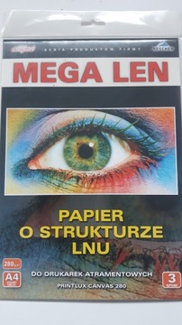 PAPIER O STRUKTURZE LNU A4 280G