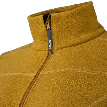 Bluza polarowa damska Alpinus Elvenes żółta XS