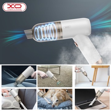 Ручной автомобильный пылесос, мощный, беспроводной, без мешка, 37 Вт, с фильтром