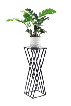 Stojak Kwietnik Stojący 70cm czarny LOFT