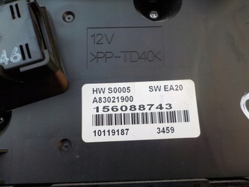 PANEL KLIMATIZACE ALFA ROMEO MITO 156088743