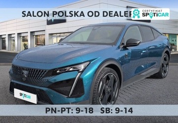 Peugeot 408 Crossover Plug-In 1.6 Plug-In Hybrid 225KM 2023 Peugeot 408 1.6 Plug-In Hybrid 225 GT EAT8 SalonPL FVat Najbogatszy Od Reki