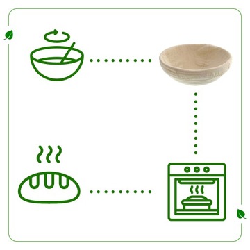 КОРЗИНКА ИЗ РОТАНА ДЛЯ ПОДЪЕМНОГО ХЛЕБА 25 СМ