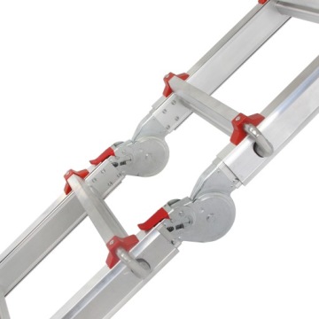 ПОВОРОТНАЯ ТЕЛЕСКОПИЧЕСКАЯ МНОГОФУНКЦИОНАЛЬНАЯ ЛЕСТНИЦА 4x6 УНИВЕРСАЛЬНАЯ MAR-POL